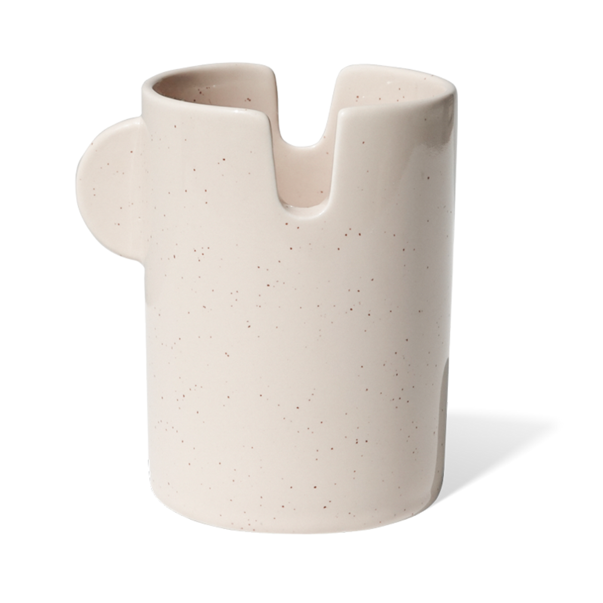 Duży ceramiczny kubek na pędzle
