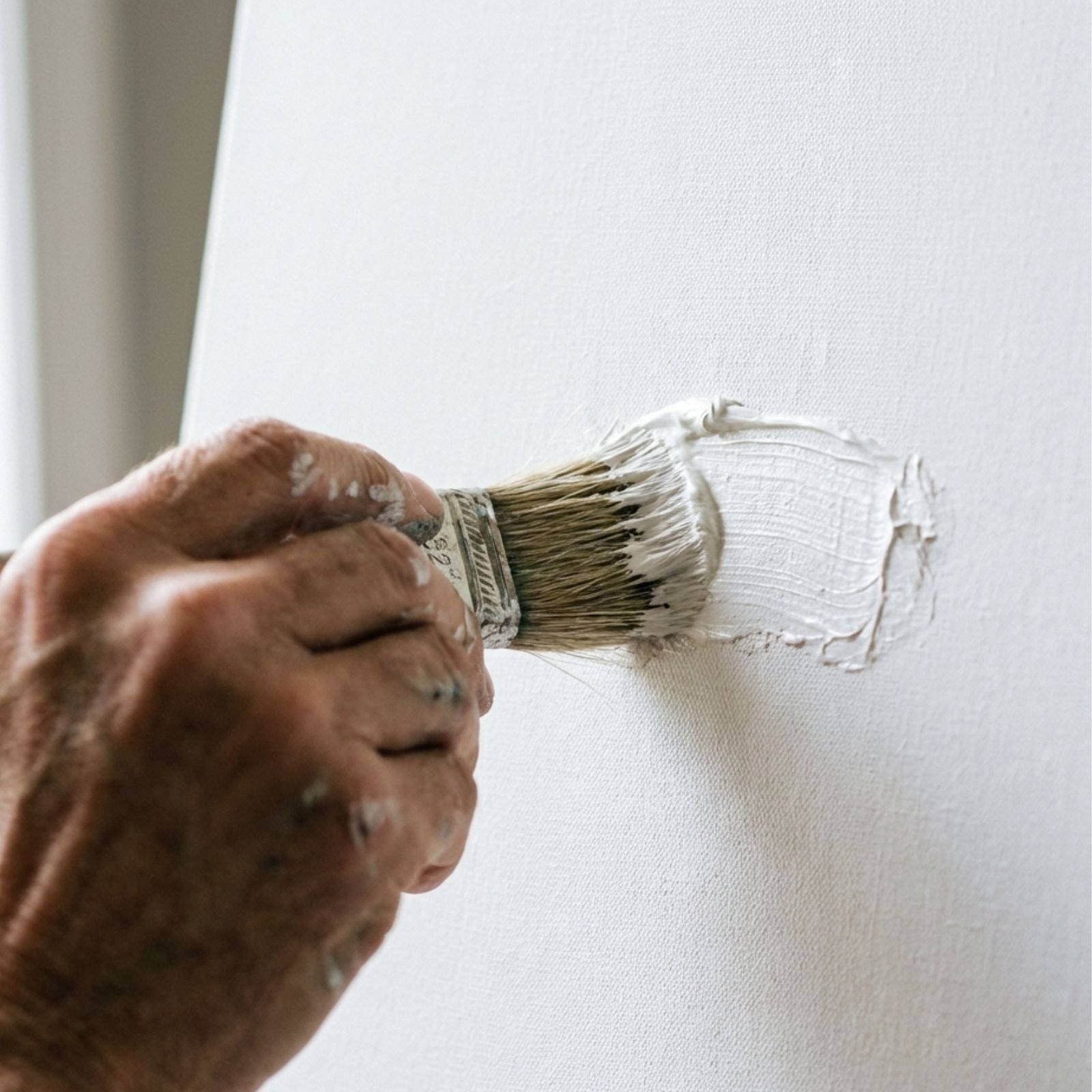 Podobrazie malarskie struktura ze śladem pędzla Wielorybie Rzeczy