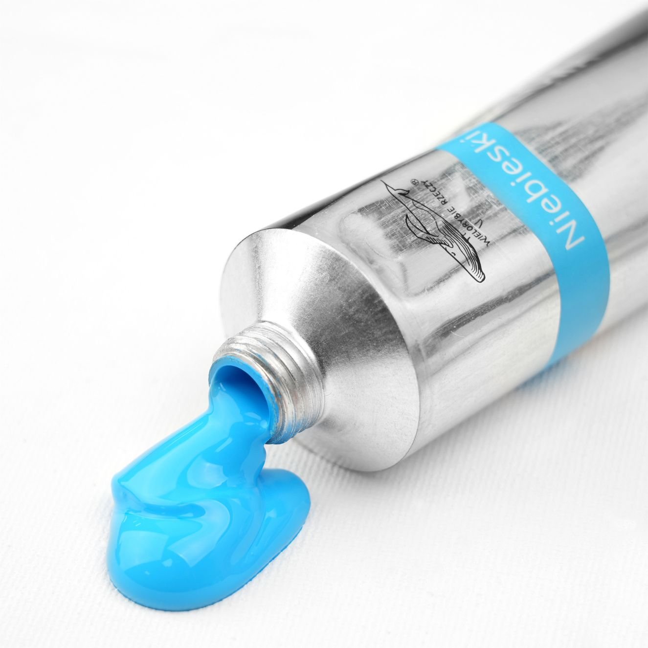 Farba akrylowa malarska niebieska 120ml artystyczna profesjonalna w tubce