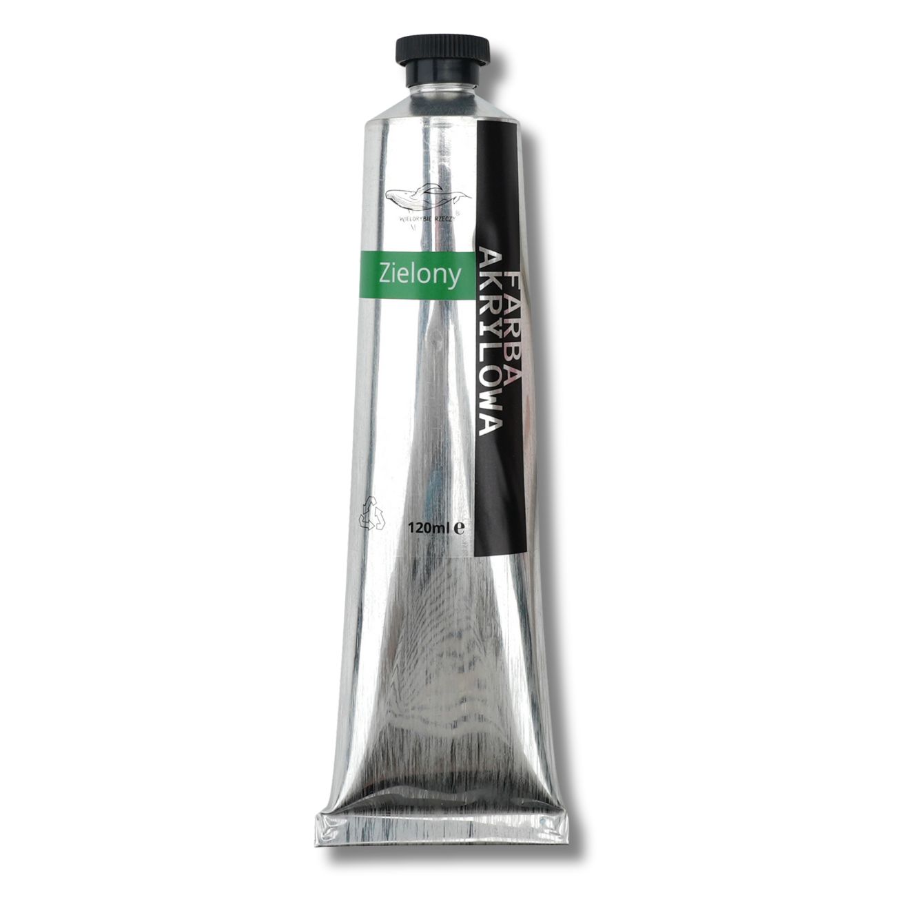 Farba akrylowa malarska zielona 120ml artystyczna profesjonalna w tubce