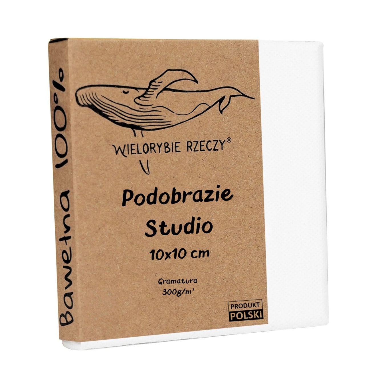 płótno malarskie mini 10x10 grube aż 350g/m² podobrazie blejtram bawełniane