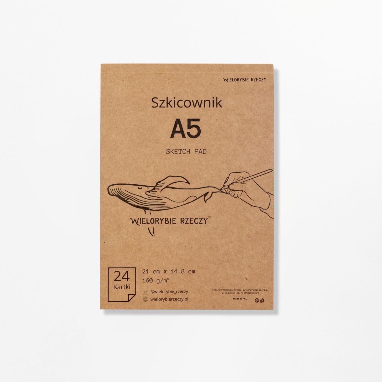 Szkicownik A5 blok artystyczny szkicowy profesjonalny papier 24szt rysownik
