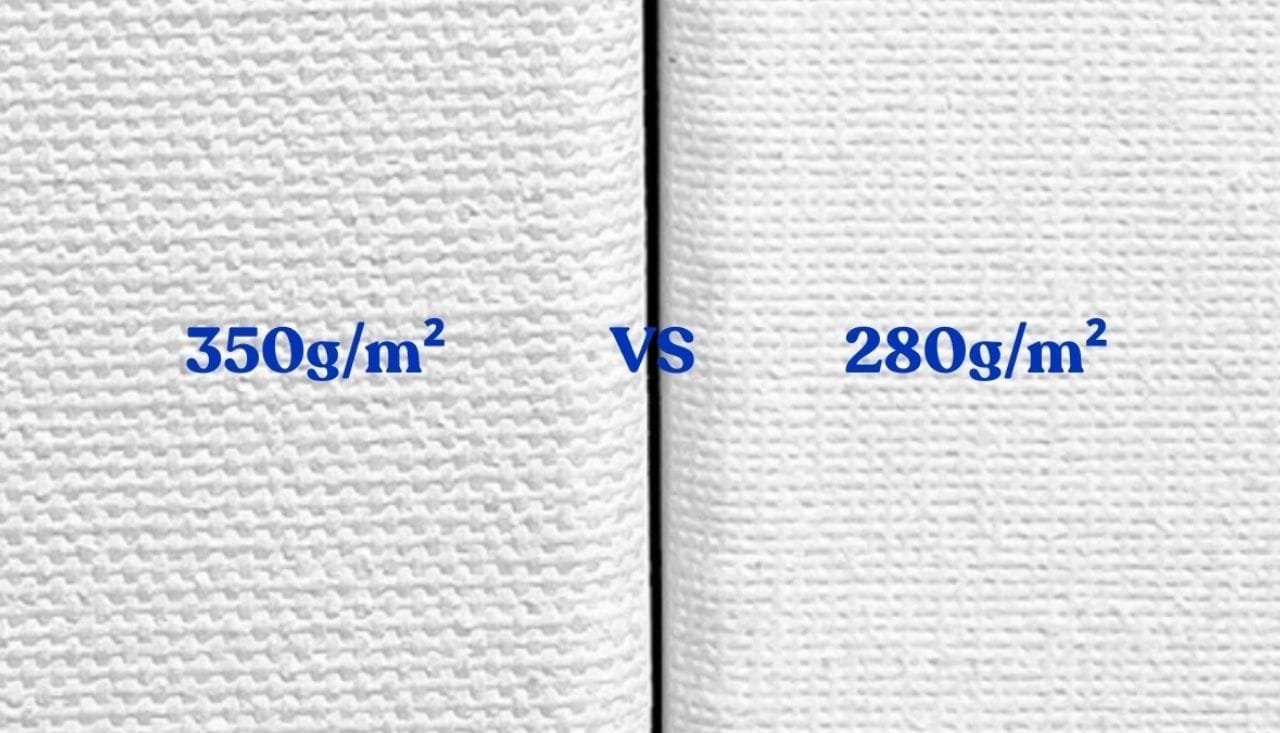 Gramatura płótna malarskiego – dlaczego 350 g/m² robi różnicę?
