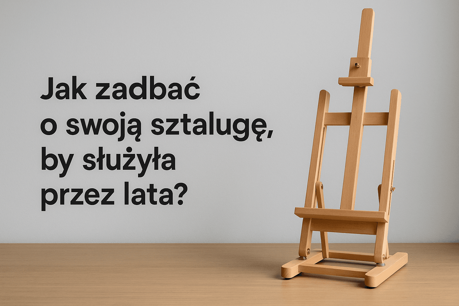 Jak zadbać o swoją sztalugę, by służyła przez lata?