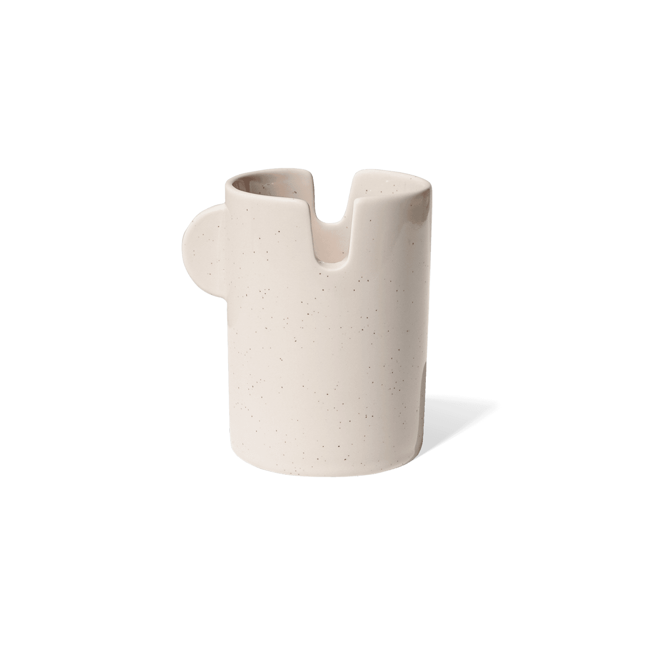 Pojemnik na wodę do czyszczenia pędzli, ceramiczny. Kubek na pędzle, stojak. Wielorybie Rzeczy
