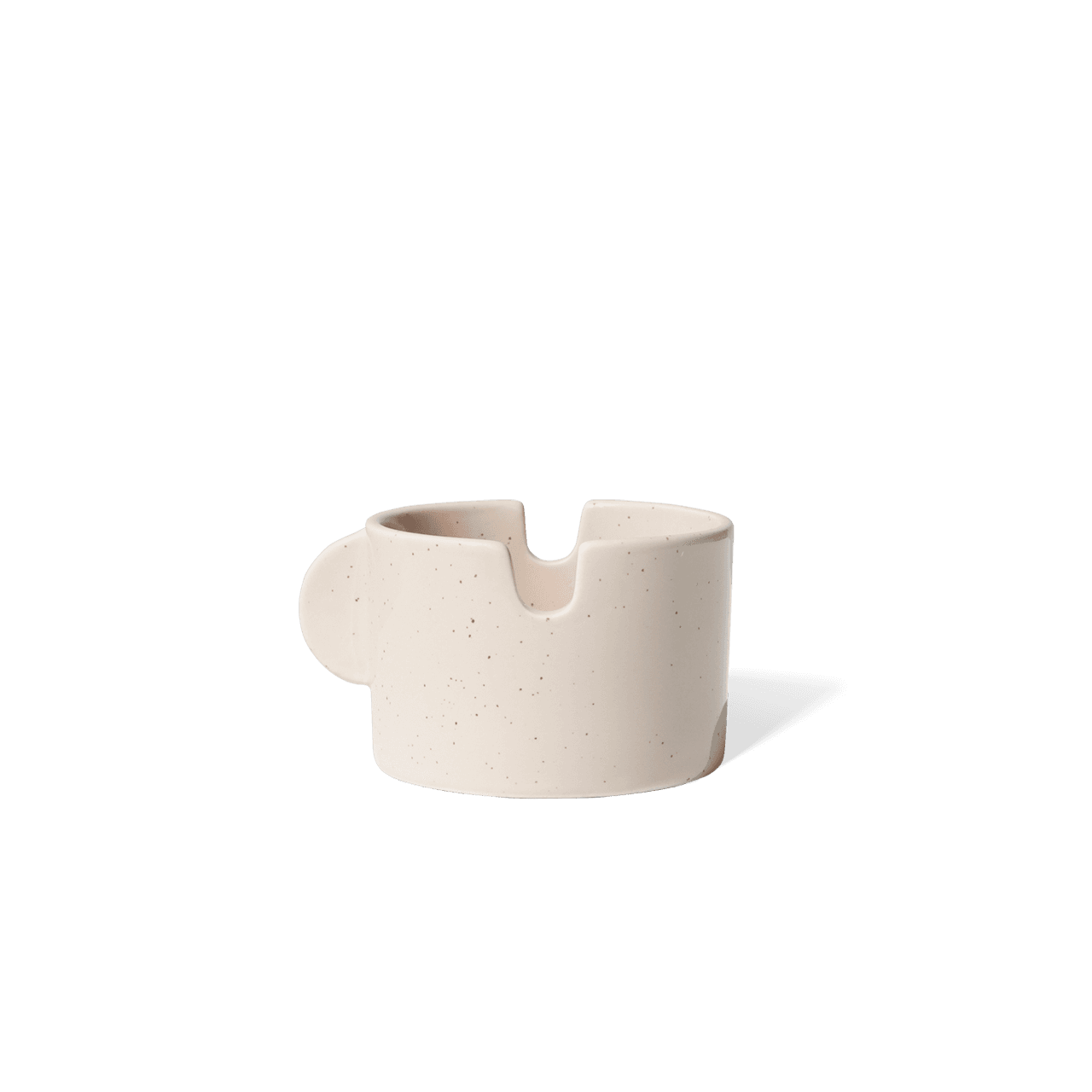 Pojemnik na wodę do czyszczenia pędzli, ceramiczny. Kubek na pędzle, stojak. Wielorybie Rzeczy