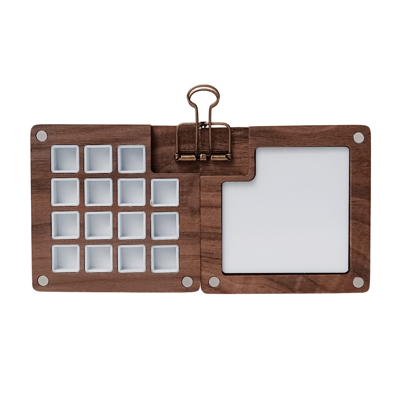 Paleta malarska drewniana do akwareli. Wielorybie Rzeczy